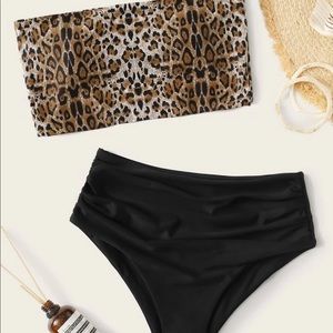 Cheetah print bikini NWOT
